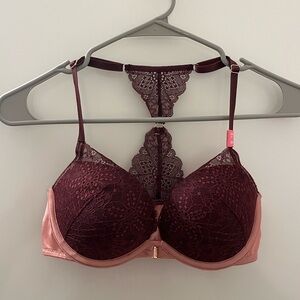 VS Pink | Brand New Maroon Lace Bra